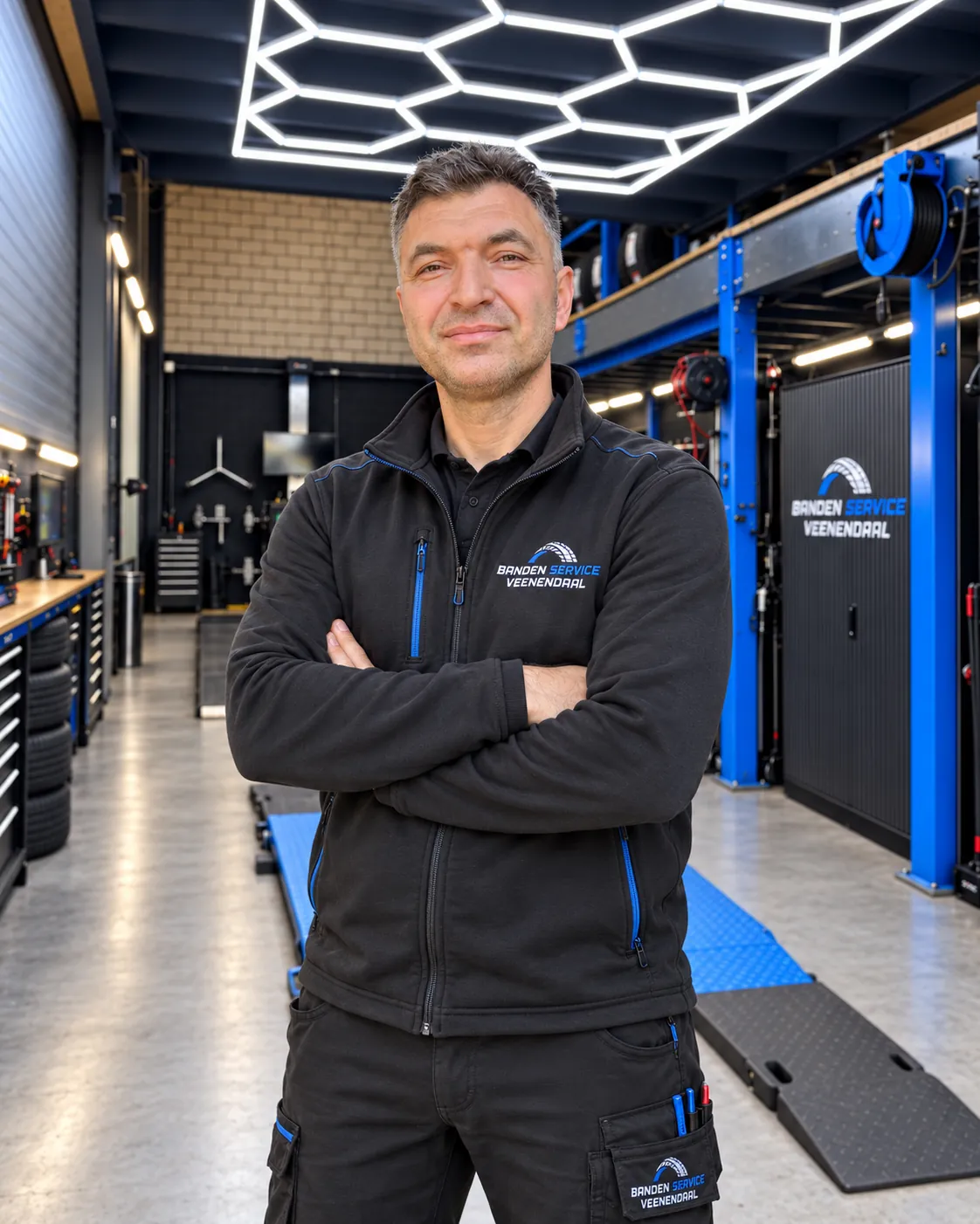 Mevlut, eigenaar van Banden Service Veenendaal